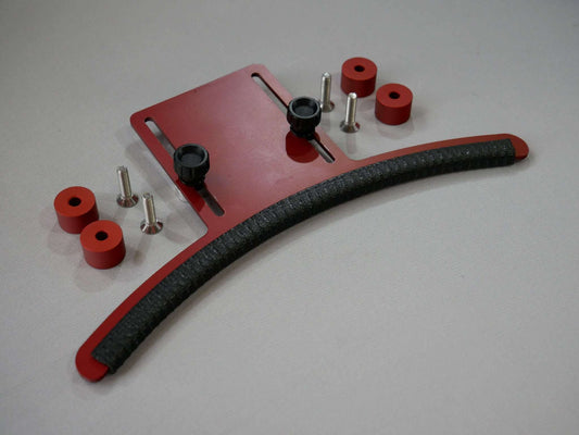 Lieferumfang: komplett montierter POV-Extender, 6x VA-Senkkopfschrauben, 4x Distanzbuchsen