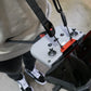 POV-Extender montiert und getragen am DJI RC-N1 Controller mit Tragegurt. Draufsicht